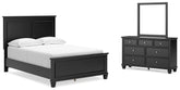 Hoover Furniture Outlet - Ashley Furniture - Lanolee Full Panel Bed, Dresser and Mirror - Full Panel Bed, Dresser and Mirror - B687B5