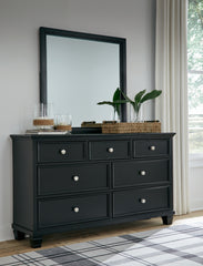 Hoover Furniture Outlet - Ashley Furniture - Lanolee Dresser and Mirror - Dresser and Mirror - B687B1