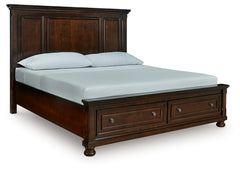 Hoover Furniture Outlet - Ashley Furniture - Porter King Panel Storage Bed - King Panel Storage Bed - B697B44