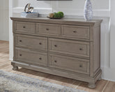 Hoover Furniture Outlet - Ashley Furniture - Lettner Dresser - Dresser - B733-31