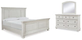 Hoover Furniture Outlet - Ashley Furniture - Robbinsdale Queen Panel Bed, Dresser and Mirror - Queen Panel Bed, Dresser and Mirror - B742B4