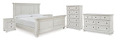 Hoover Furniture Outlet - Ashley Furniture - Robbinsdale Queen Panel Bed, Dresser, Chest and 2 Nightstands - Queen Panel Bed, Dresser, Chest and 2 Nightstands - B742B35