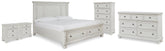 Hoover Furniture Outlet - Ashley Furniture - Robbinsdale King Panel Storage Bed, Dresser, Chest and 2 Nightstands - King Panel Storage Bed, Dresser, Chest and 2 Nightstands - B742B49