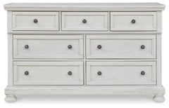 Robbinsdale Queen Panel Bed, Dresser, Chest and 2 Nightstands