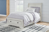 Hoover Furniture Outlet - Ashley Furniture - Robbinsdale Twin Sleigh Storage Bed - Twin Sleigh Storage Bed - B742B12