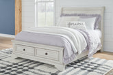 Hoover Furniture Outlet - Ashley Furniture - Robbinsdale Full Sleigh Storage Bed - Full Sleigh Storage Bed - B742B13