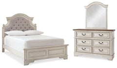 Hoover Furniture Outlet - Ashley Furniture - Realyn Full Panel Bed, Dresser and Mirror - Full Panel Bed, Dresser and Mirror - B743B17
