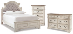 Hoover Furniture Outlet - Ashley Furniture - Realyn Full Panel Bed, Dresser and Chest - Full Panel Bed, Dresser and Chest - B743B88