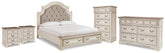 Hoover Furniture Outlet - Ashley Furniture - Realyn King Storage Bed, Dresser, Chest and 2 Nightstands - King Storage Bed, Dresser, Chest and 2 Nightstands - B743B69