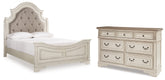 Hoover Furniture Outlet - Ashley Furniture - Realyn Queen Panel Bed and Dresser - Queen Panel Bed and Dresser - B743B72