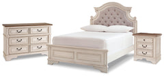 Hoover Furniture Outlet - Ashley Furniture - Realyn Full Panel Bed, Dresser and Nightstand - Full Panel Bed, Dresser and Nightstand - B743B26