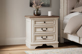 Hoover Furniture Outlet - Ashley Furniture - Realyn Nightstand - Three Drawer Night Stand - B743-93