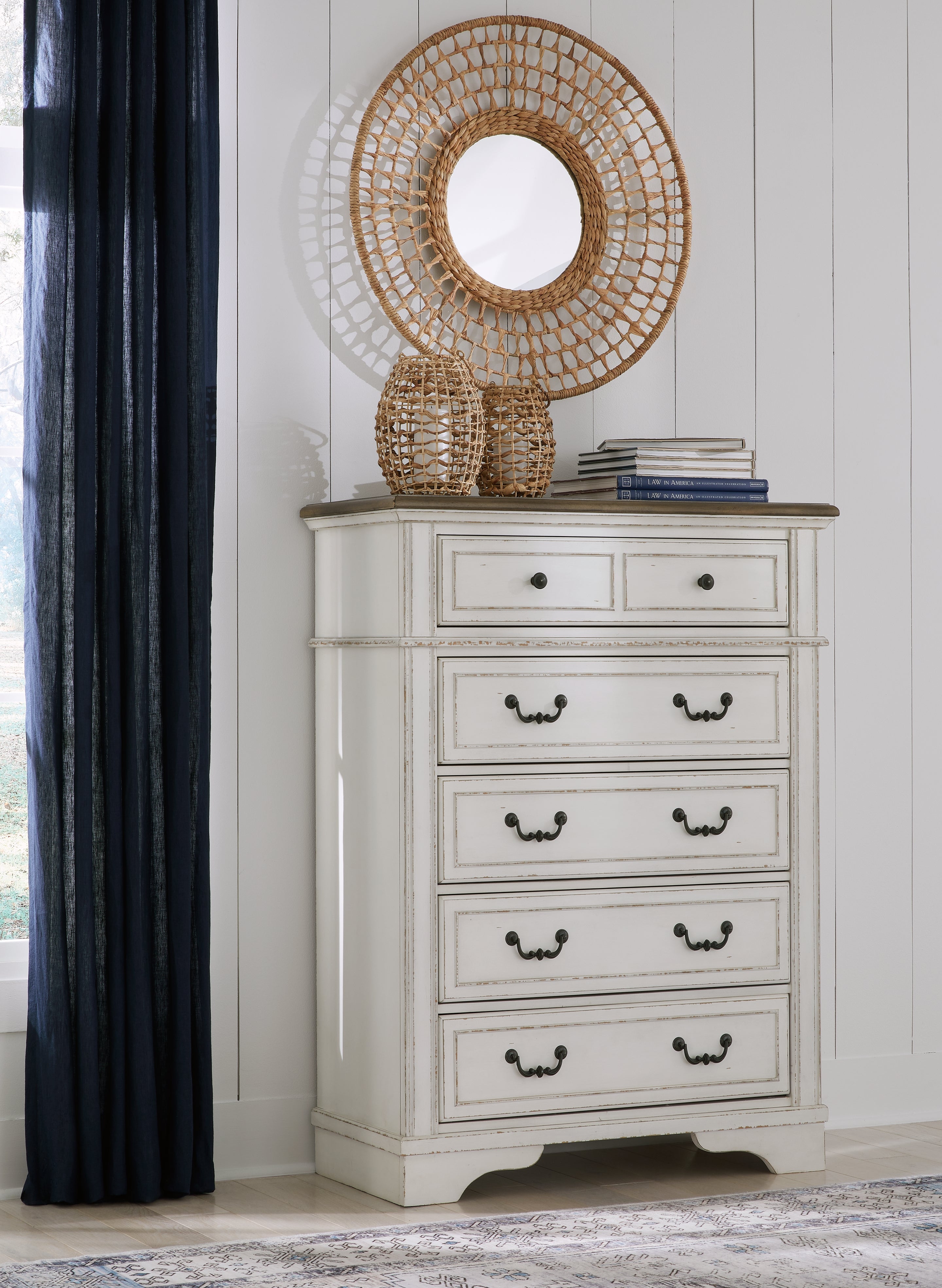 Hoover Furniture Outlet - Ashley Furniture - Blendon Chest of Drawers - Five Drawer Chest - B747-46