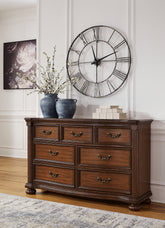 Hoover Furniture Outlet - Ashley Furniture - Lavinton Dresser - Dresser - B764-31