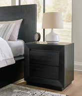 Hoover Furniture Outlet - Ashley Furniture - Londer Nightstand - Two Drawer Night Stand - B768-92