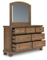 Hoover Furniture Outlet - Ashley Furniture - Feddinger Dresser and Mirror - Dresser and Mirror - PCB779B1