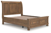 Hoover Furniture Outlet - Ashley Furniture - Feddinger Queen Storage Sleigh Bed - Queen Storage Sleigh Bed - PCB779B4