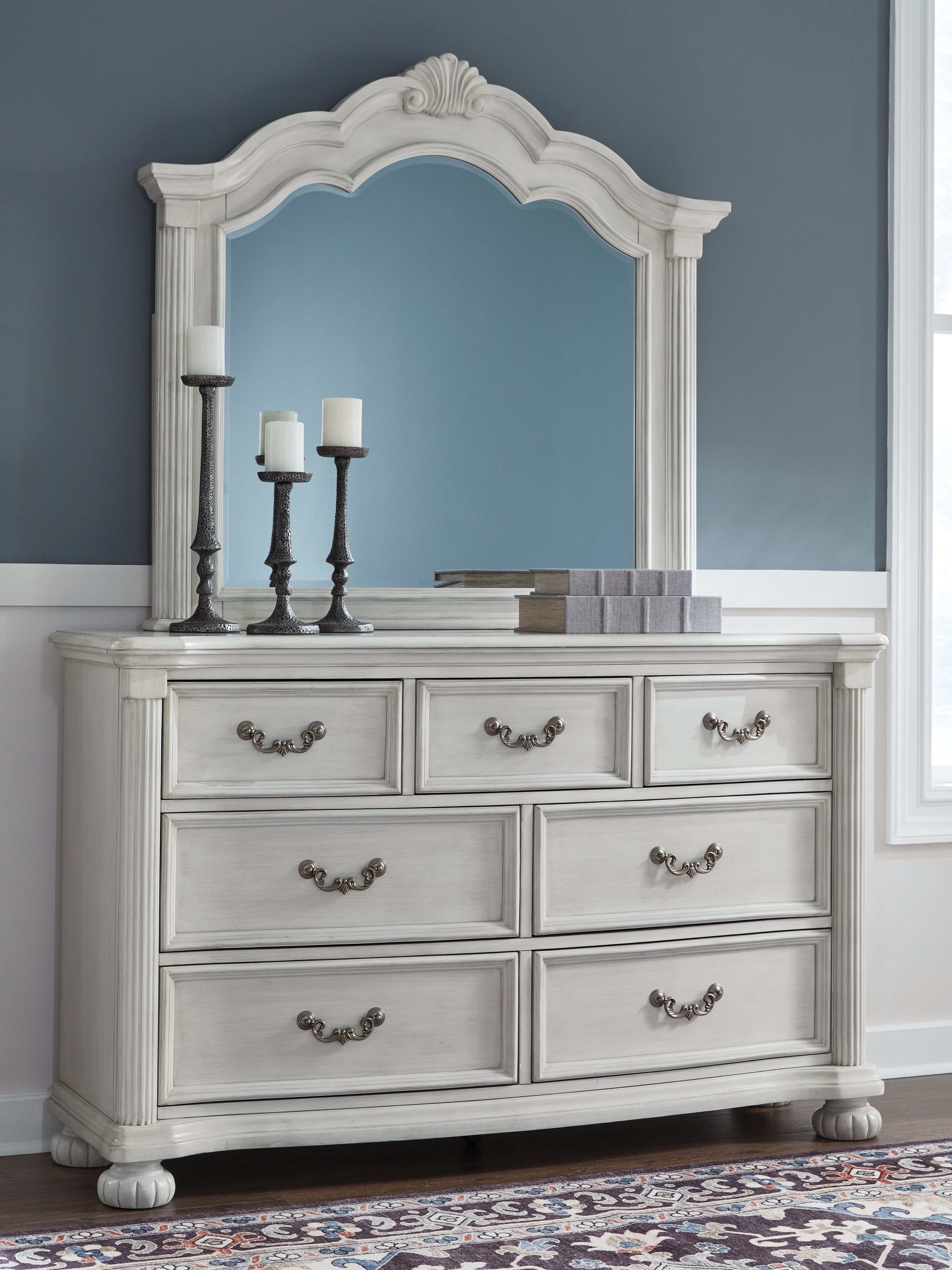 Hoover Furniture Outlet - Ashley Furniture - Montelaine Dresser and Mirror - Dresser and Mirror - B795B1