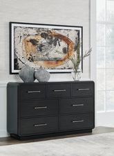 Hoover Furniture Outlet - Ashley Furniture - Rowanbeck Dresser - Dresser - B821-31