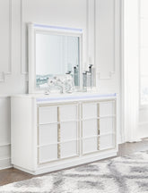 Hoover Furniture Outlet - Ashley Furniture - Chalanna Dresser and Mirror - Dresser and Mirror - B822B1