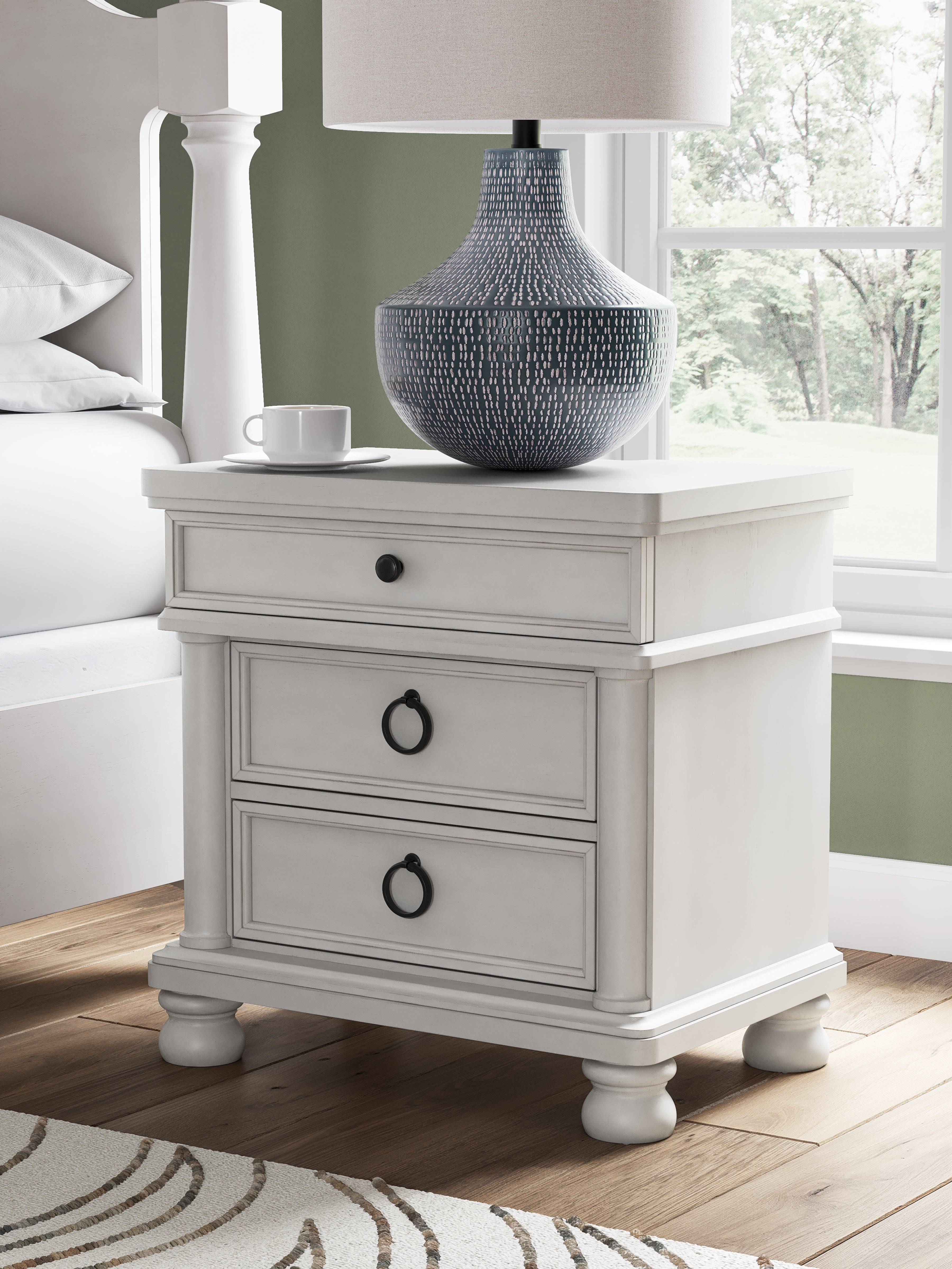 Hoover Furniture Outlet - Ashley Furniture - Rowlenstown Nightstand - Three Drawer Night Stand - PCB823-93