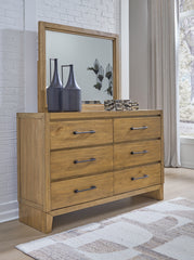Hoover Furniture Outlet - Ashley Furniture - Sherbana Dresser and Mirror - Dresser and Mirror - B833B1