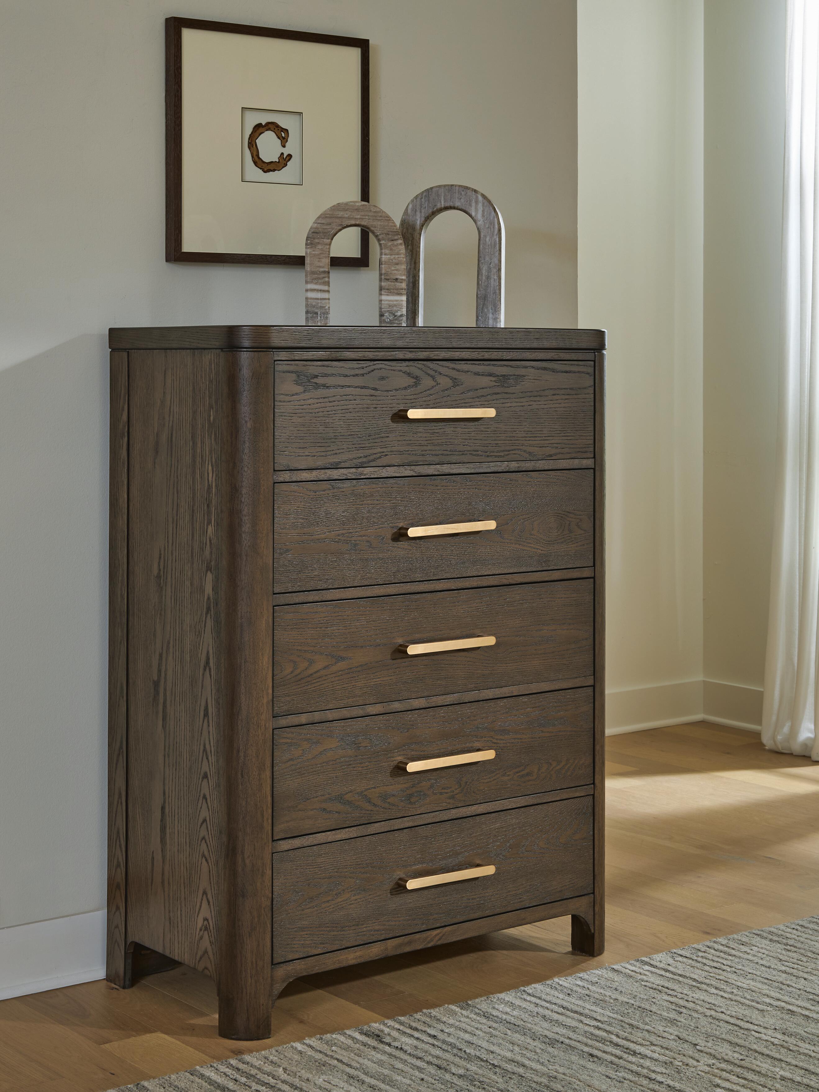 Hoover Furniture Outlet - Ashley Furniture - Radkin Chest of Drawers - Five Drawer Chest - PCB843-46