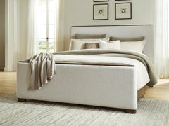 Hoover Furniture Outlet - Ashley Furniture - Radkin Queen Upholstered Panel Bed - Queen Upholstered Panel Bed - PCB843B2