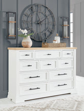Hoover Furniture Outlet - Ashley Furniture - Ashbryn Dresser - Dresser - B844-31