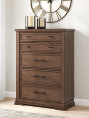 Hoover Furniture Outlet - Ashley Furniture - Taffenbrook Chest of Drawers - Five Drawer Chest - B849-46