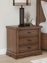 Hoover Furniture Outlet - Ashley Furniture - Taffenbrook Nightstand - Three Drawer Night Stand - B849-93