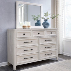 Hoover Furniture Outlet - Ashley Furniture - Darbonton Dresser and Mirror - Dresser and Mirror - PCB853B1