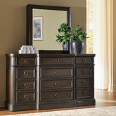 Hoover Furniture Outlet - Ashley Furniture - Wickenger Dresser and Mirror - Dresser and Mirror - PCB889B1