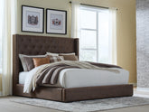 Hoover Furniture Outlet - Ashley Furniture - Lavernty King Upholstered Storage Bed - King Upholstered Storage Bed - PCB9002B2
