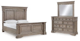 Hoover Furniture Outlet - Ashley Furniture - Blairhurst King Panel Bed, Dresser and Mirror - King Panel Bed, Dresser and Mirror - B916B6