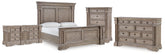 Hoover Furniture Outlet - Ashley Furniture - Blairhurst King Panel Bed, Dresser, Chest and 2 Nightstands - King Panel Bed, Dresser, Chest and 2 Nightstands - B916B11