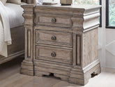 Hoover Furniture Outlet - Ashley Furniture - Blairhurst Nightstand - Three Drawer Night Stand - B916-93