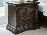 Hoover Furniture Outlet - Ashley Furniture - Maylee Nightstand - Three Drawer Night Stand - B947-93