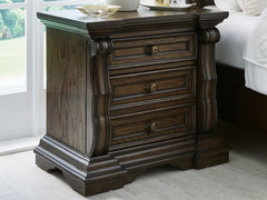 Hoover Furniture Outlet - Ashley Furniture - Maylee Nightstand - Three Drawer Night Stand - B947-93