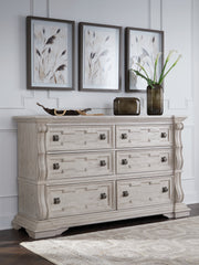 Hoover Furniture Outlet - Ashley Furniture - Bruchandi Dresser - Dresser - PCB948-31