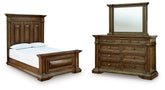 Hoover Furniture Outlet - Ashley Furniture - Frantanna Queen Panel Bed, Dresser and Mirror - Queen Panel Bed, Dresser and Mirror - PCB949B3