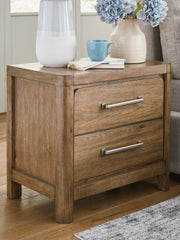 Hoover Furniture Outlet - Ashley Furniture - Cabalynn Nightstand - Two Drawer Night Stand - B974-92