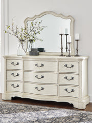 Hoover Furniture Outlet - Ashley Furniture - Arlendyne Dresser and Mirror - Dresser and Mirror - B980B1