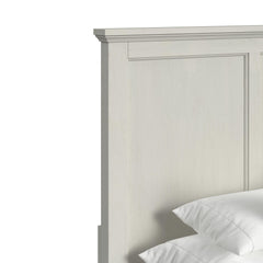 Canterbury Queen Panel Bed in Ivory
