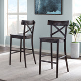 (D210-21C) Coronado- 30'' Barstool- Chocolate – SKU LCO100BST | Elements