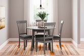 Hoover Furniture Outlet - Ashley Furniture - Shullden Dining Table and 4 Chairs - Dining Table and 4 Chairs - D194D1