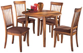 Hoover Furniture Outlet - Ashley Furniture - Berringer Dining Table and 4 Chairs - Dining Table and 4 Chairs - D199D13
