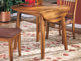 Hoover Furniture Outlet - Ashley Furniture - Berringer Dining Drop Leaf Table - Round DRM Drop Leaf Table - D199-15