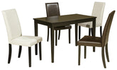 Hoover Furniture Outlet - Ashley Furniture - Kimonte Dining Table and 4 Chairs - Dining Table and 4 Chairs - D250D5