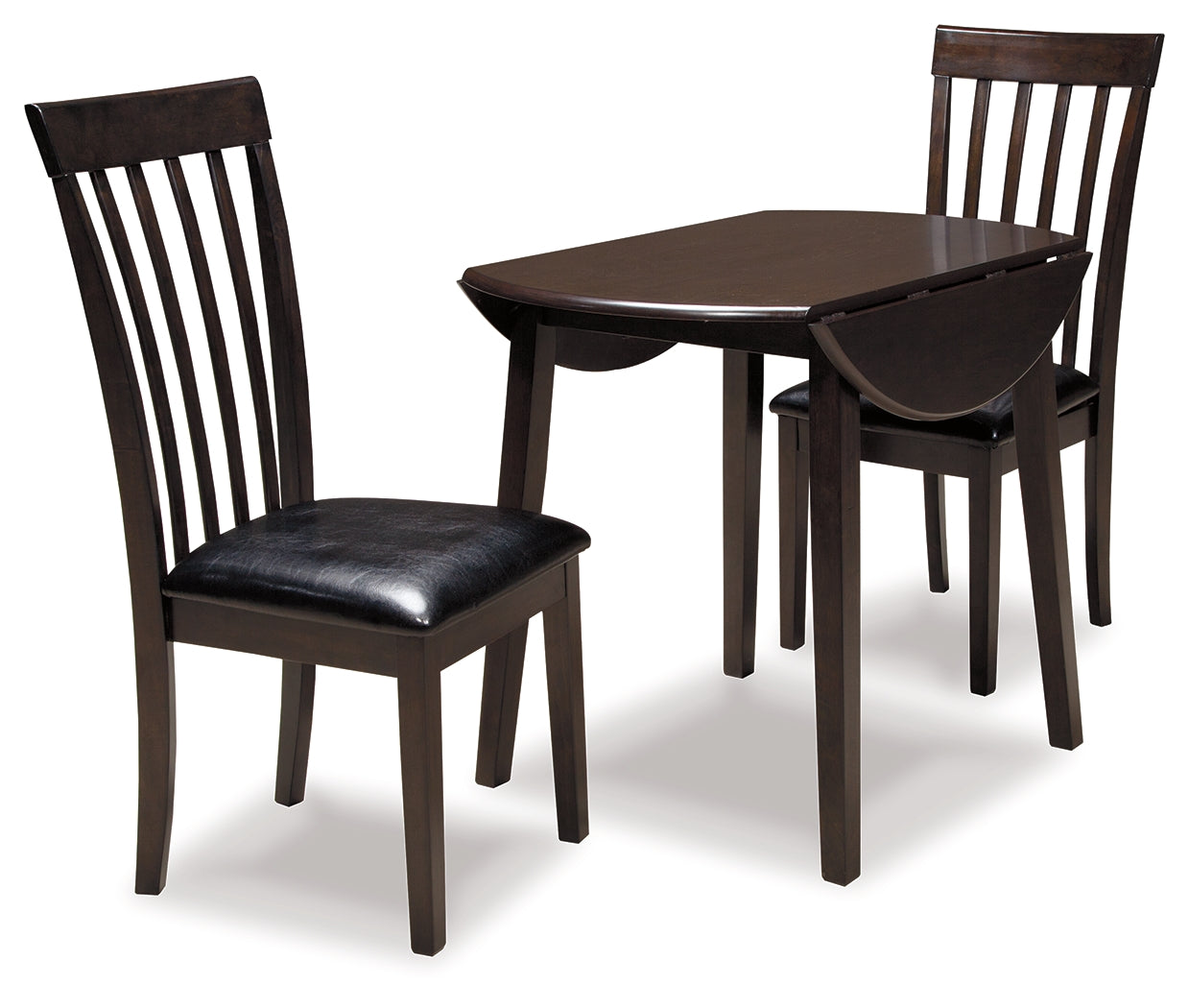Hoover Furniture Outlet - Ashley Furniture - Hammis Dining Table with 2 Chairs - Dining Table with 2 Chairs - D310D2